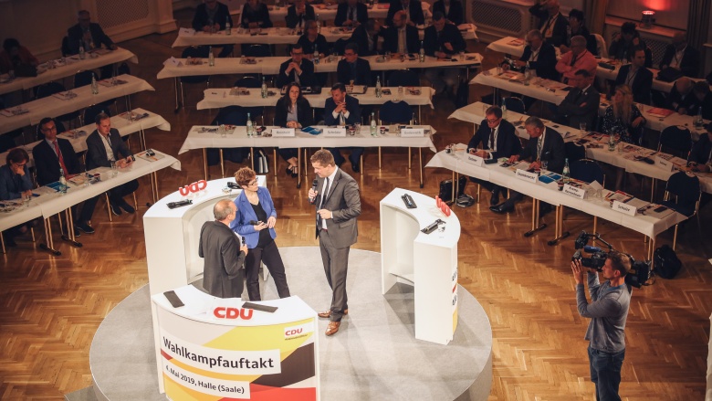 Wahlkampfauftakt Halle (Saale)
