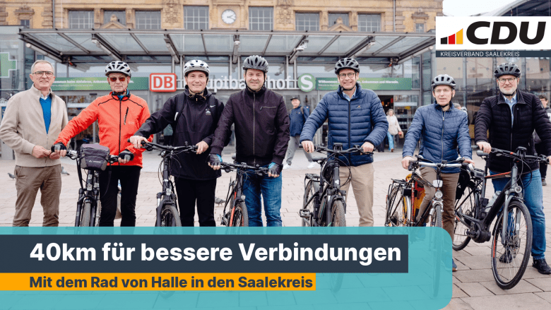 Mit dem Rad von Halle in den Saalekreis
