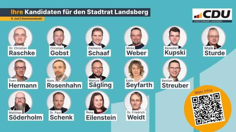 Kandidaten CDU Stadtverband Landsberg
