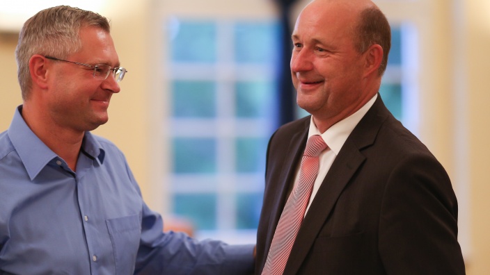 Hartmut Handschak und Christian Runkel