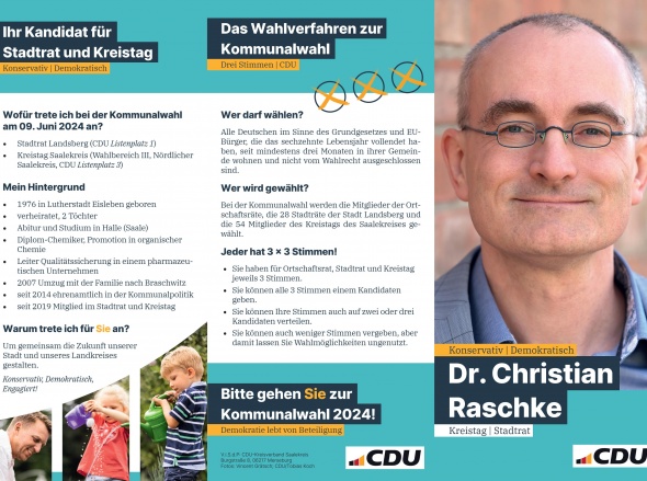 Dr. Christian Raschke - Kommunalwahl 2024